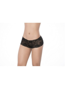 Shorty en dentelle Noir 90BLK Volume 2